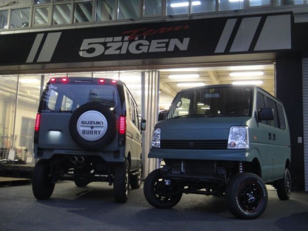 画像3: エブリイDA17 デュアルマフラーカッター　左出し (3)