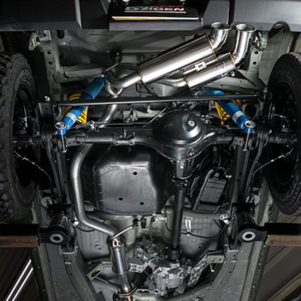 画像4: ジムニーJB64 5ZIGENSPEC STREET 砲弾２本出しマフラー (4)