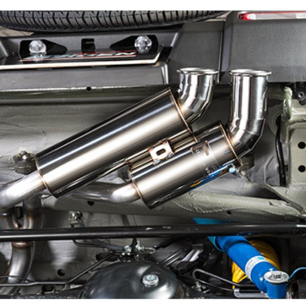 画像3: ジムニーJB64 5ZIGENSPEC STREET 砲弾２本出しマフラー (3)