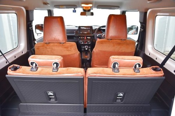 画像5: 【ジムニーJB64 JB74 JC74 】シートカバー ヴィンテージDX コーデュロイ　ブラウン (5)