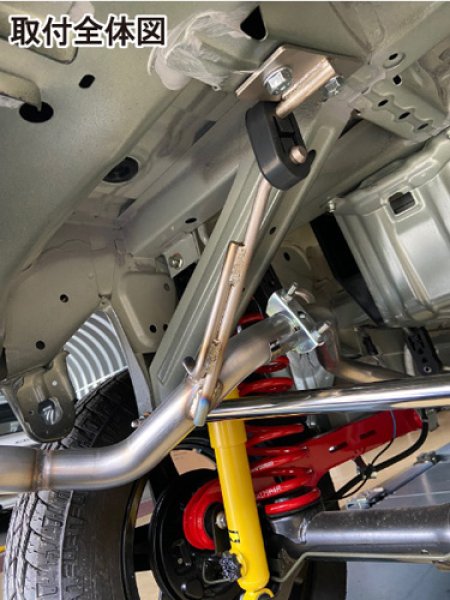 画像4: エブリイDA17 デュアルマフラーカッター　左出し (4)