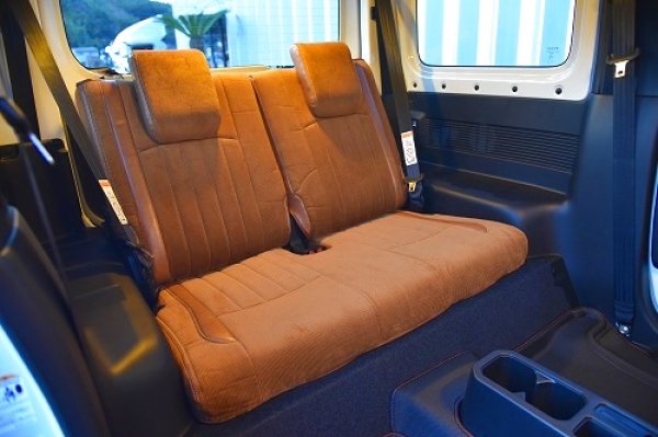 画像4: 【ジムニーJB64 JB74 JC74 】シートカバー ヴィンテージDX コーデュロイ　ブラウン (4)