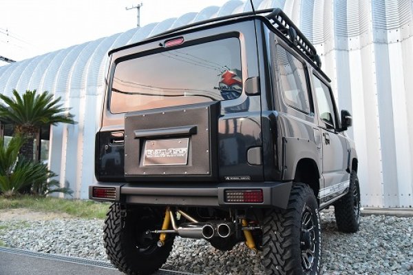 画像3: ジムニーJB64 リヤゲートカバー　ナンバー移動タイプ　【140サイズ】 (3)