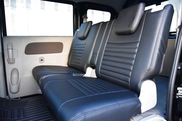 画像2: 【エブリイDA17V】シートカバー ヴィンテージＧＴ ブラック　 (2)