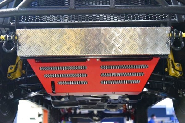 画像2: エブリイ DA17 フロントアンダーガード ４インチ用 (2)