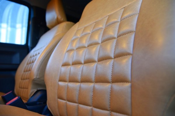 画像5: 【ジムニーJB64 JB74 】シートカバー ヴィンテージ　ワッフル (5)