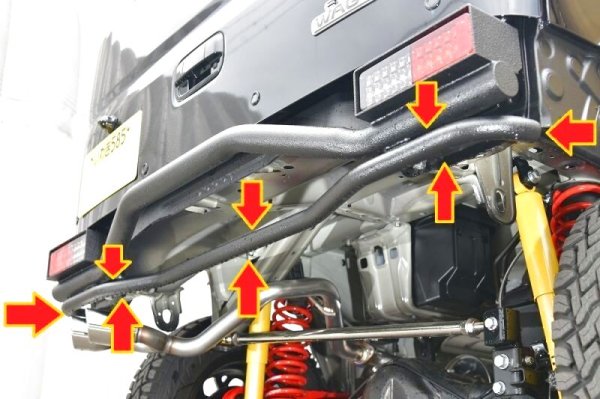 画像5: エブリイDA17 リヤサブバンパー　 (5)