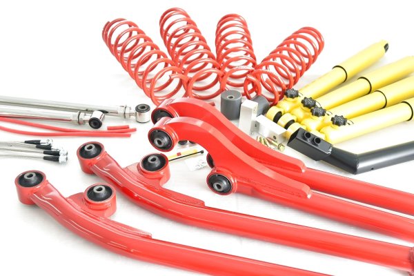 画像1: ジムニー JB64 JB74 JC74 ３インチリフトアップＫＩＴ レーシングアーム付 (1)
