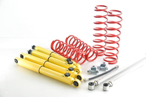 画像1: ジムニー　JB64 JB74 JC74１インチリフトアップ フルＫＩＴ　カラー：レッド (1)