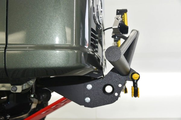 画像4: キャリイ DA16 フロントアイアンバンパーガード　フック付き (4)